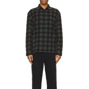 Guess Originals Brushed Flannel Shirt Jet Black
